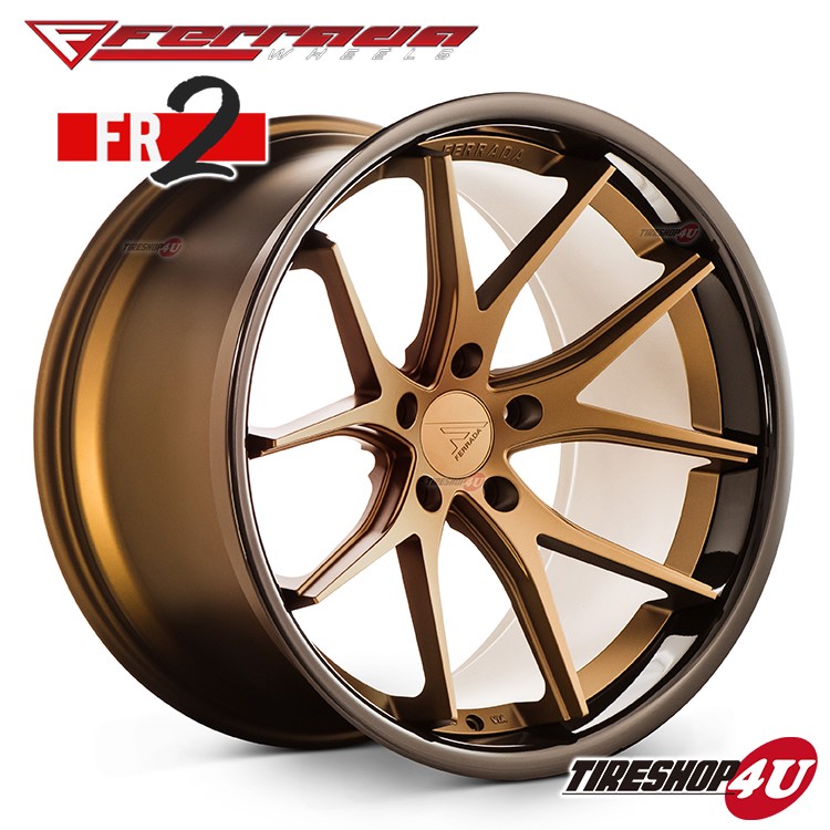 Ferrada wheels FR2 22x9.0J 5/108 ET40 マットブロンズ/SS C.B 63.5